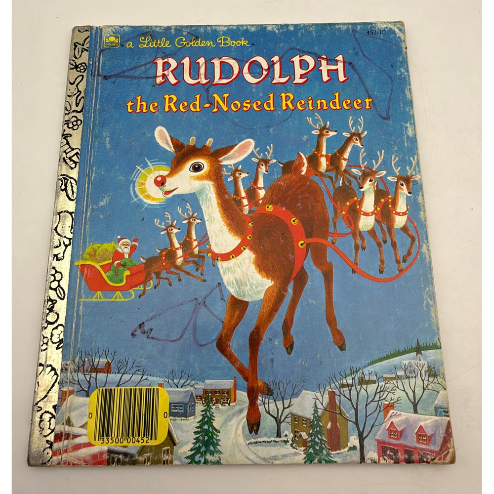 Rudolph the Red-Nosed Reindeer Little Golden Book Richard Scarry 452-10